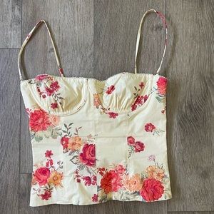 WeWoreWhat Underwire Golden Hour Corset